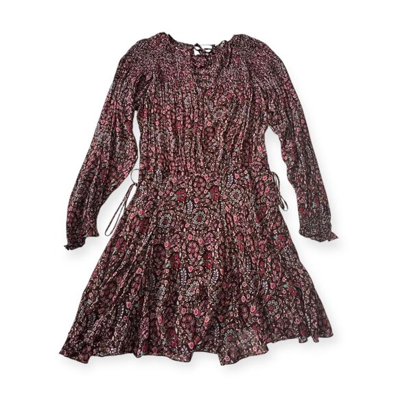 Isabel Marant Étoile Noanne Floral Mini Dress Brown FR 34 NWT - Picture 6 of 16